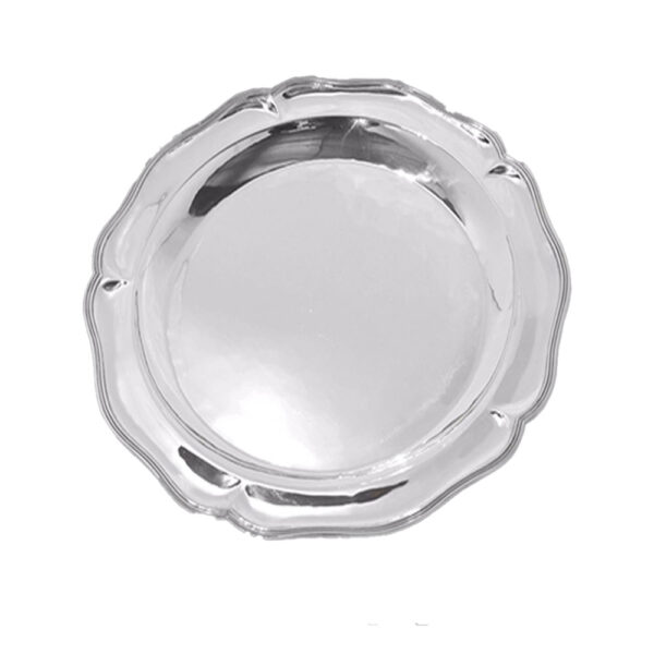 Bandeja Diametro 44 cm Plata Greggio